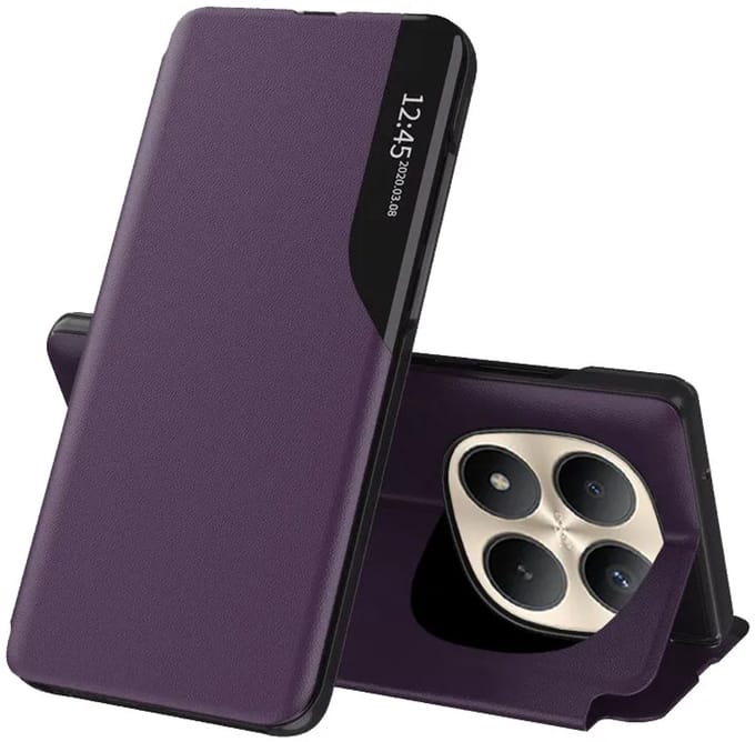Hoesje geschikt voor Xiaomi Redmi Note 15 Pro Plus / Xiaomi Poco M8 Pro - Techsuit eFold Book Case - Paars
