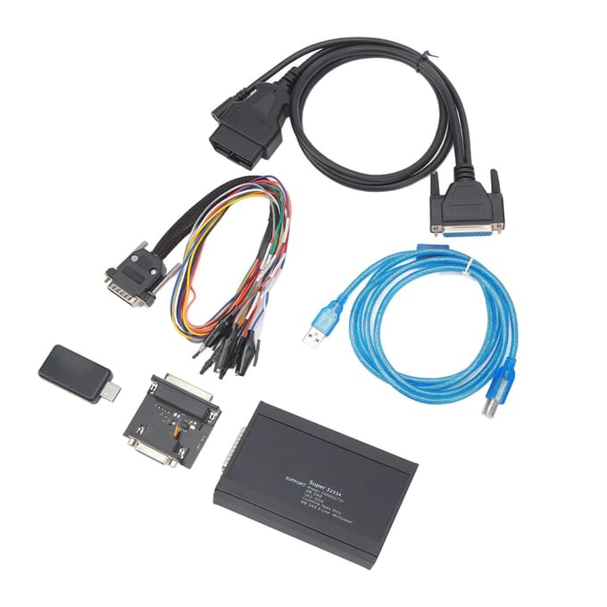 pour Outil de Tuning de Puce FLASH ECU avec Dongle 67 EN 1 Support OBD PCM Boot BENCH Haute Précision black