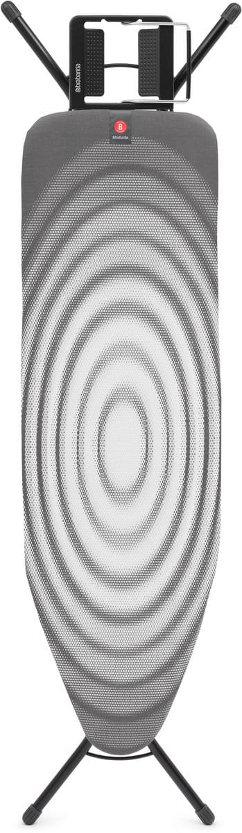Brabantia Strijkplank B - voor Strijkijzer - 124 x 38 cm - Titan Oval
