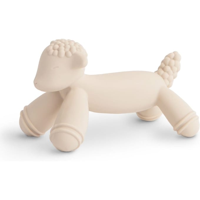 Mushie - Siliconen - Bijtring - Lammetje - Sand