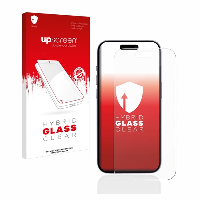 upscreen - Screenprotector voor Apple iPhone 14 Pro - Folie Beschermfolie Beschermglas transparant