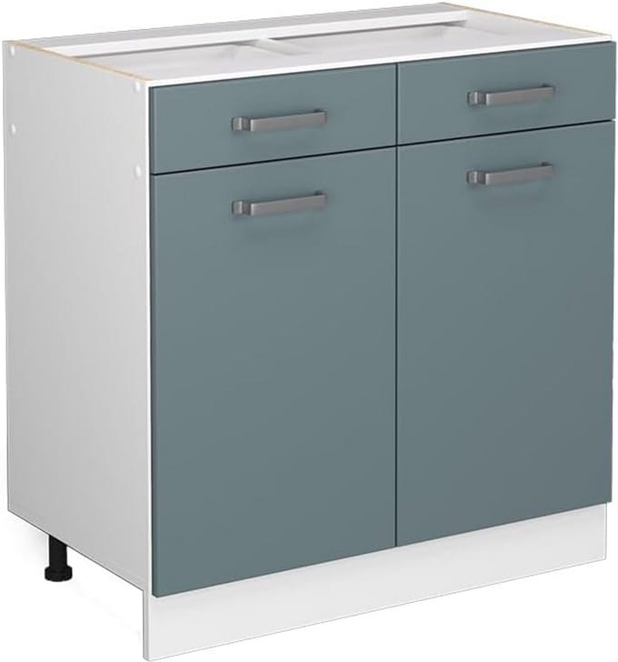 Ladeonderkast Keukenmodule 80 cm Blauwgrijs voor Modulaire Keuken