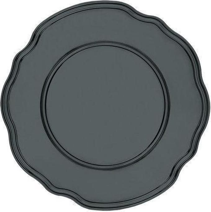 Baci Milano Baroque & Rock Onderbord - Ø 33 cm - Grijs