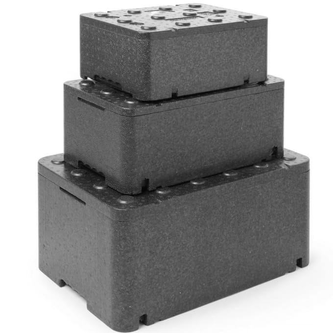 Hendi Kitchen Line - Thermo-Isolatiecontainer - 13L - Zwart - Piocel