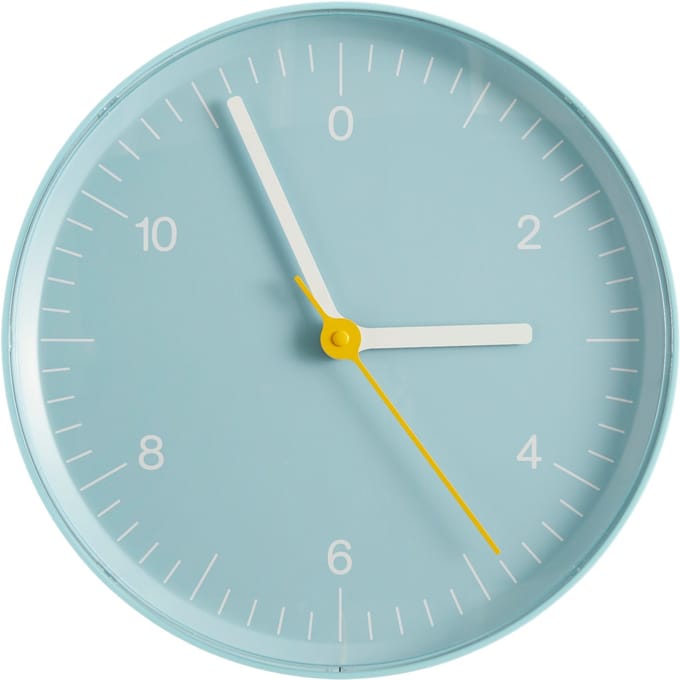 HAY Wall Clock - blue
