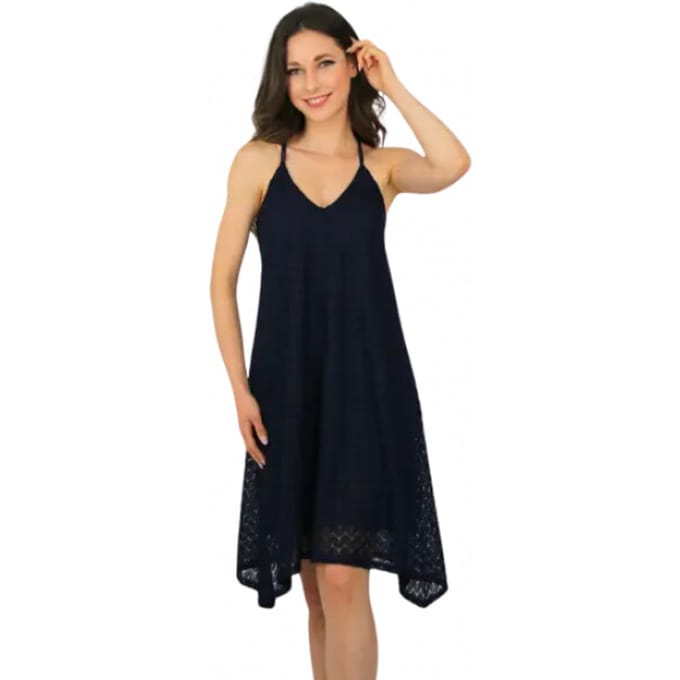 Twinset ABITO CORTO ASIMMETTRICO Blauw S