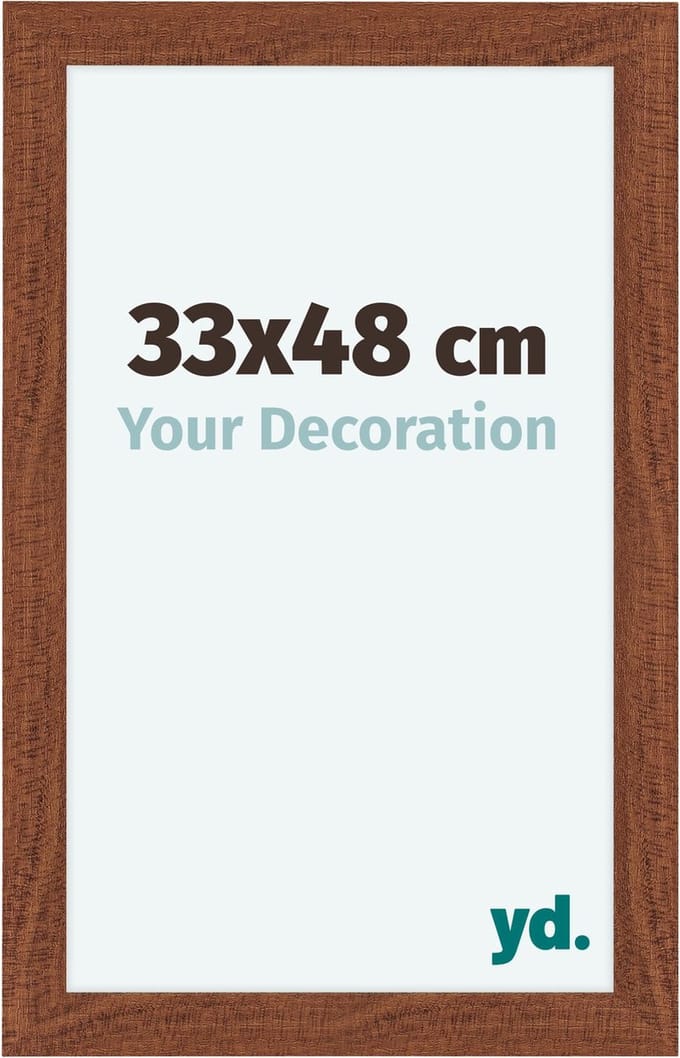 Your Decoration - Fotolijst 33x48 cm - MDF - Walnoot - Como