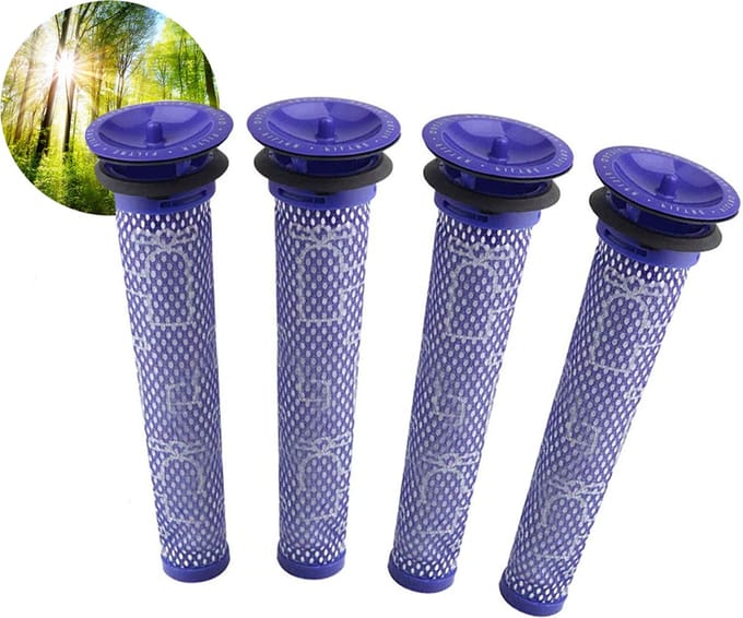 XXL set Hepa Filter 4 stuks - Front filters voor Dyson V6 V7 V8 DC58 DC59 DC61 DC62.