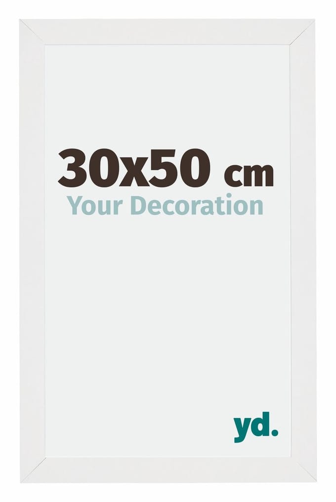 Your Decoration - Fotolijst 30x50 cm - MDF - Wit Hoogglans - Mura