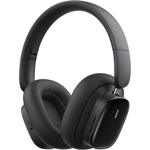 Baseus Bowie H1i bluetooth koptelefoon Noise Cancelling Draadloze Koptelefoon ANC Zwart