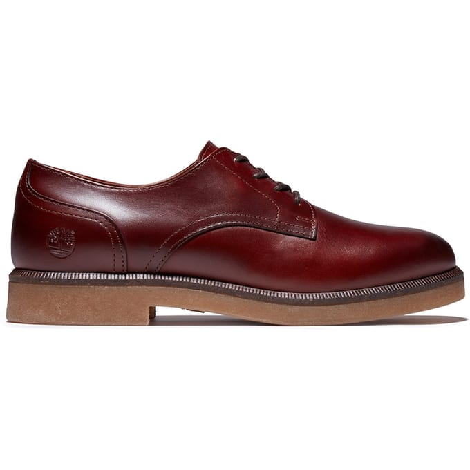 Timberland Cambridge Square Slip-On Rood Nubuck Leer Dames Brogues A2G1Z