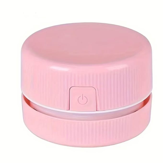MINI Bureau Stofzuiger - Kruimelduif - Roze