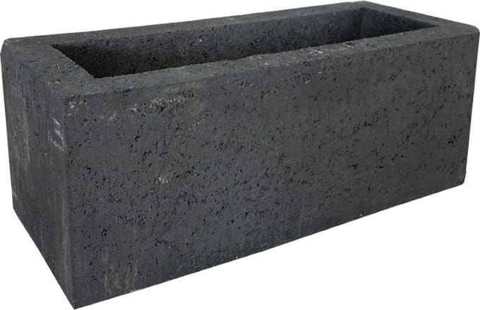 Fiora Block 50 x 20 x 20 cm tuintegel Antraciet per stuk Gardenlux