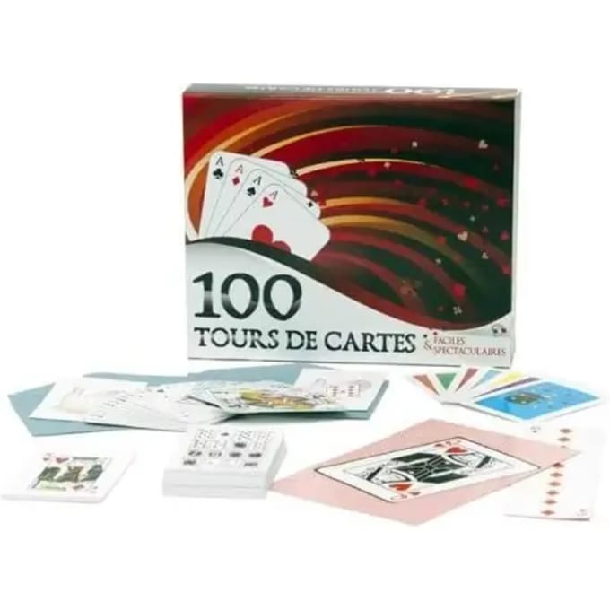 Doos met 100 kaartspellen Ferriot Cric