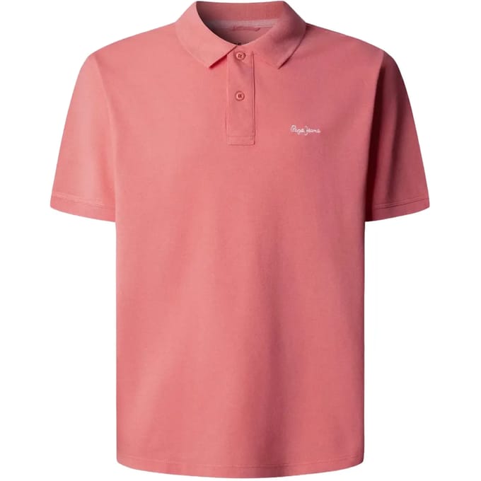 Pepe Jeans Oscar Korte Mouw Poloshirt Oranje S Man