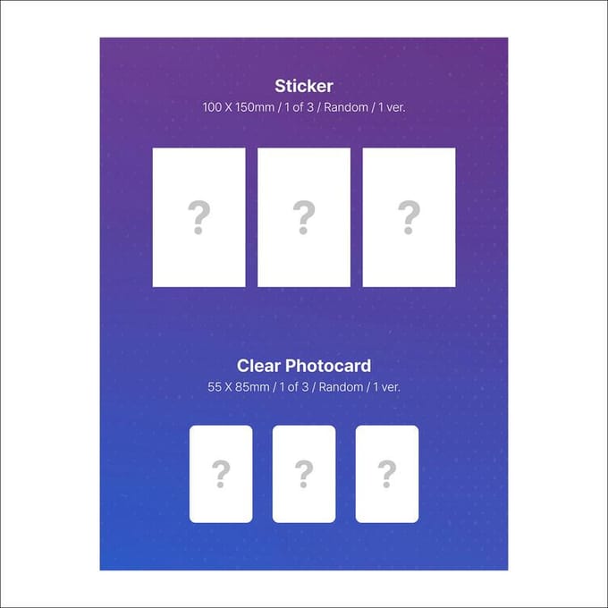 ODD EYE CIRCLE - Versie hoger album RANDOM VER. purple