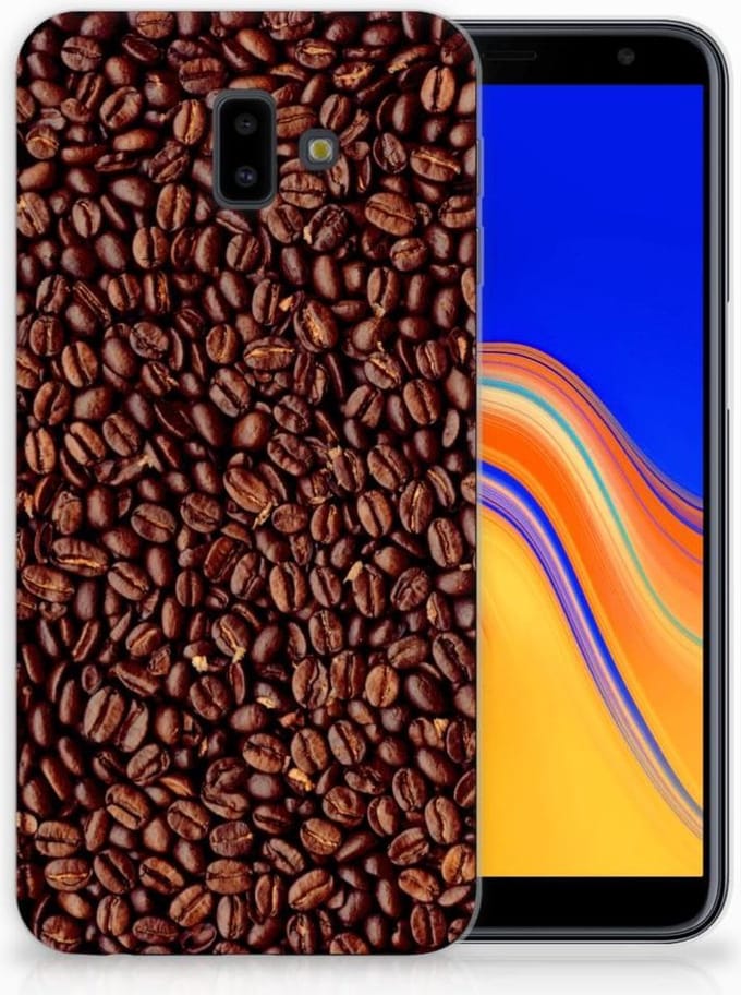 Samsung Galaxy J6 Plus (2018) Siliconen Case Koffiebonen