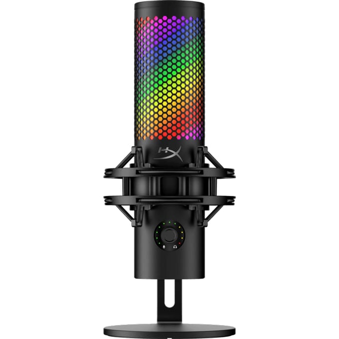 HyperX QuadCast 2S RGB USB Gaming Microfoon - PC/Mac - 32-bit/192kHz - 4 Opnamepatronen - Stream Microfoon - Zwart