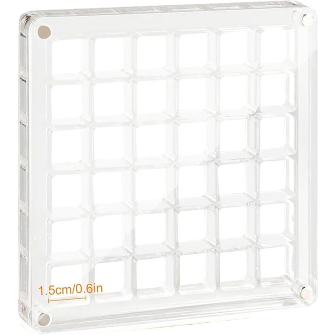 36 Vakken Schelpen Displaydoos Acryl Magnetische Schelpen Display Case Organizer Doos Stapelbaar Klein Knutsels Compartiment Doos schoon