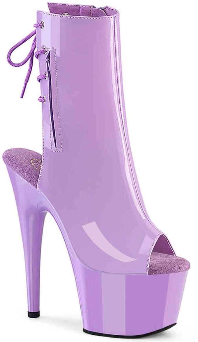 Pleaser - ADORE-1018 Plateau Laarzen - US 9 - 39 Shoes - Paars