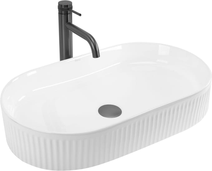 Rea Vanda 61 Opzetwastafel Wit 60X34X13Cm