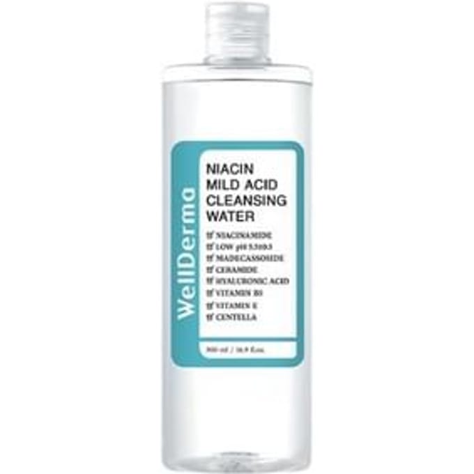 WellDerma - Niacin Mild Cleansing Water 500ml