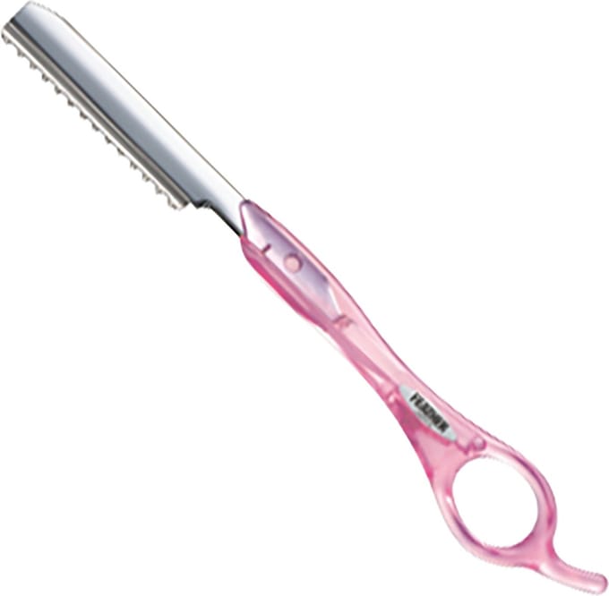 Feather Styling Razor Transparant Pink