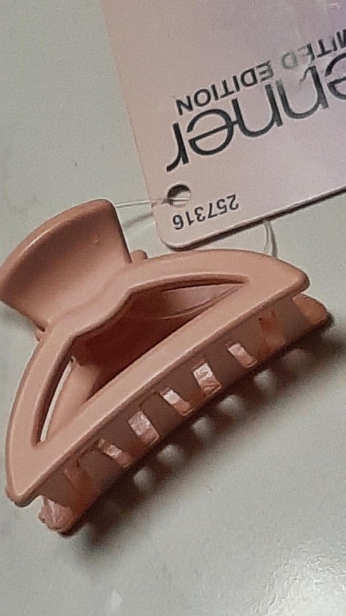 Medium haarklem pink - Zenner limited edition - style & go - middel - pastel licht roze - 4 x 2 cm