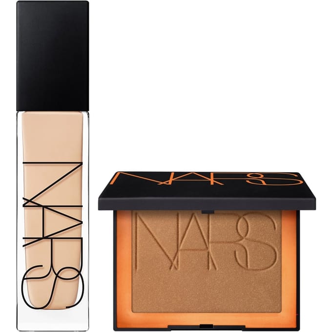 NARS Natural Longwear Foundation 30ml and NARS Blush Orgasm 4.8g Bundle (Various Shades) - Mont Blanc