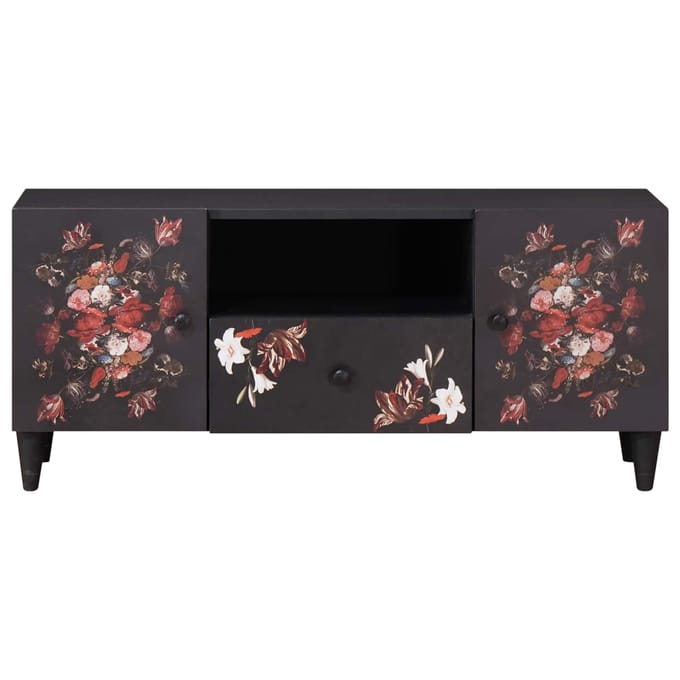 vidaXL - Opbergkasten - Multikleur - 105 - x - 33,5 - x - 46 - cm - Massief - Mango - Hout