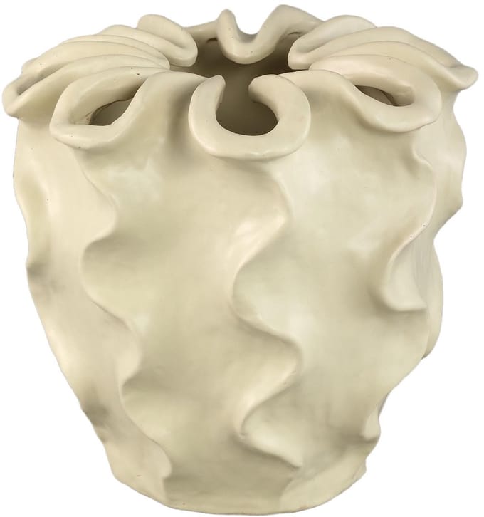 PTMD - Vaas Rudie - Beige - 36x36x33cm