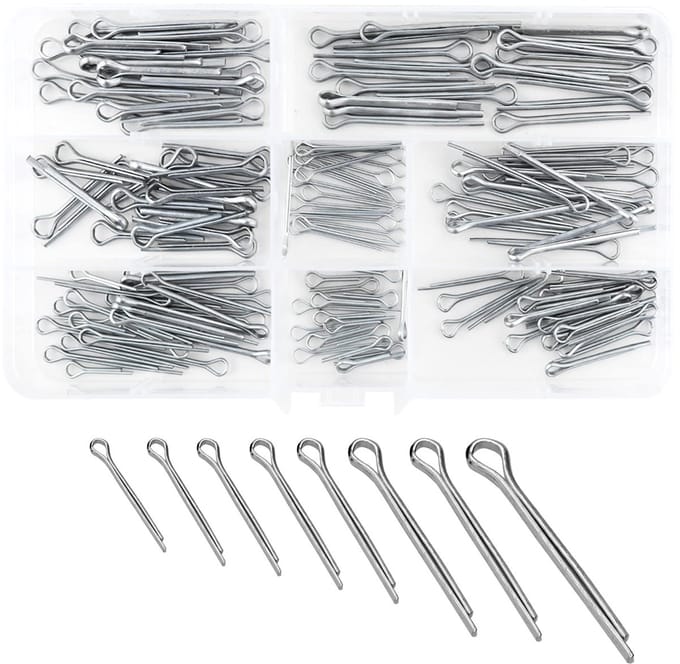 Solidchoice - Splintset van Roestvrij Staal, 160 Stuks