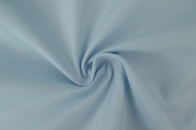 Vilt stof - 1mm dik vilt - 1 meter - Per meter - Baby blauw