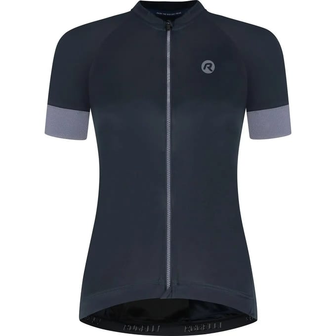 Rogelli Modesta Dames Fietsshirt - Korte mouw - Lange rits - Paars