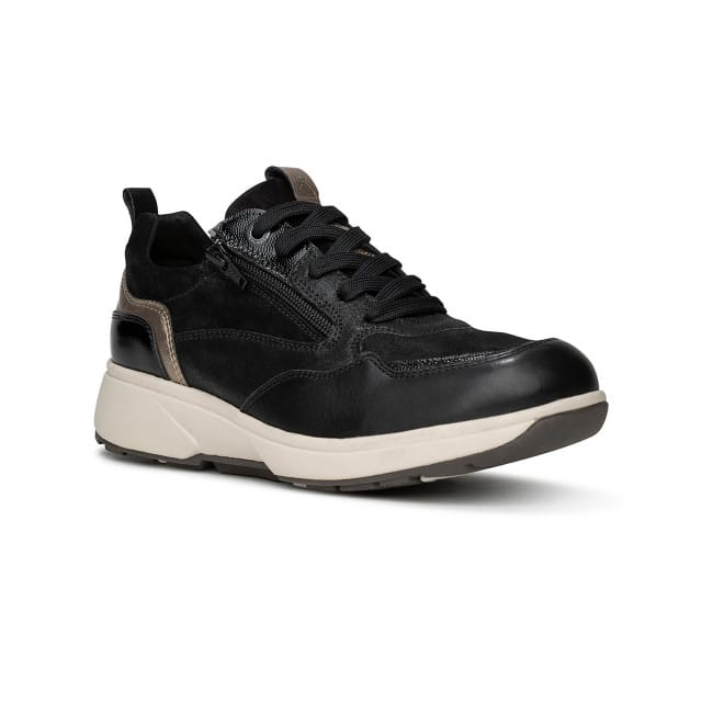 Dames Veterschoenen Xsensible Grenoble Black Combi Hx Zwart - Maat 41