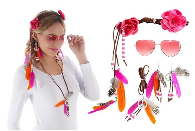 Hippie Kit Indigo 4-Delig