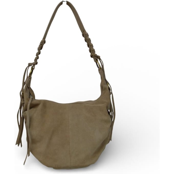 DSTRCT Portland Road Medium Schoudertas Dames - Leer - Beige