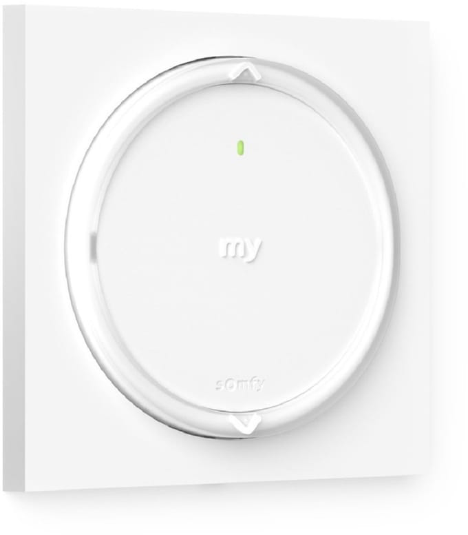 Somfy Amy 1 io wandzender vierkant frame - Somfy rolluikschakelaar
