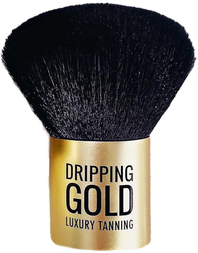 Dripping gold Kabuki Brush Mini