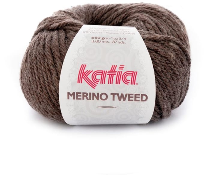 Katia Merino Tweed - 303 bruin - Merinogaren