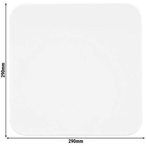 (4 stuks) SELTMANN WEIDEN Bord - plat vierkant - 290x290mm - Wit