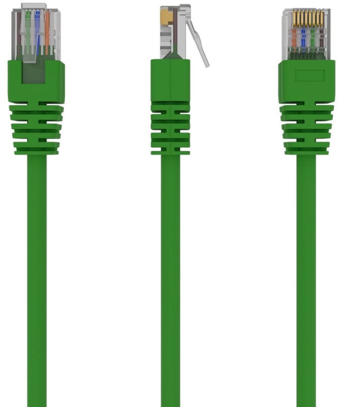 UTP Cat5E patchkabel, 3 m, groen