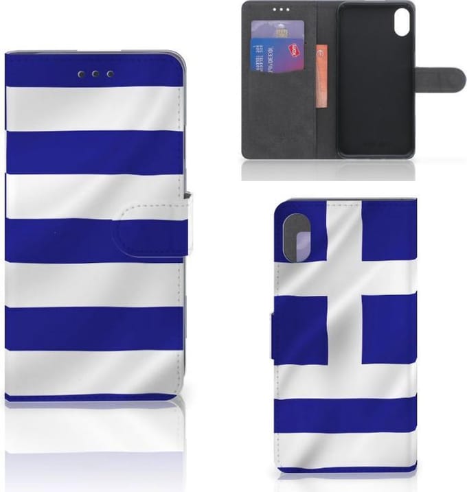 Apple iPhone Xs Max Bookstyle Case Griekenland