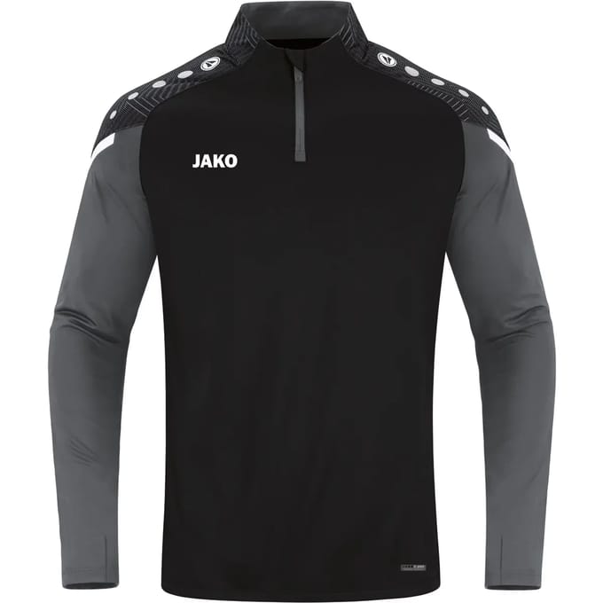 Jako - Ziptop Performance - Zwart Voetbalshirt Kids-128