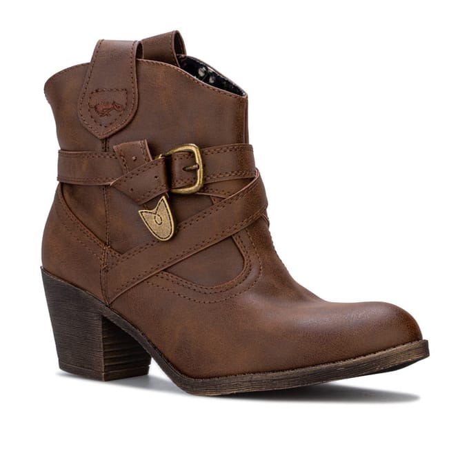 Women's Rocket Dog Satire Lane Boots Dark Brown UK 5in Dark Brown