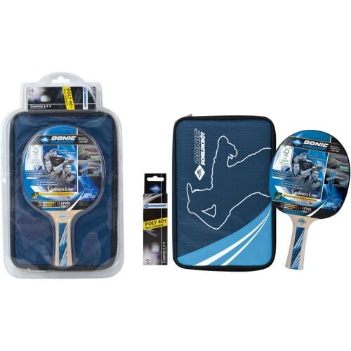 Schildkröt tafeltennis set Legends 700 met bat en 3 ITTF ballen.