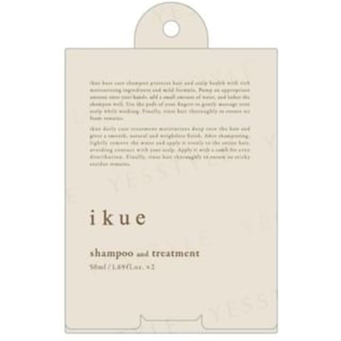 IKUE - Base Care Shampoo & Daily Care Treatment Travel Set 50ml x 2