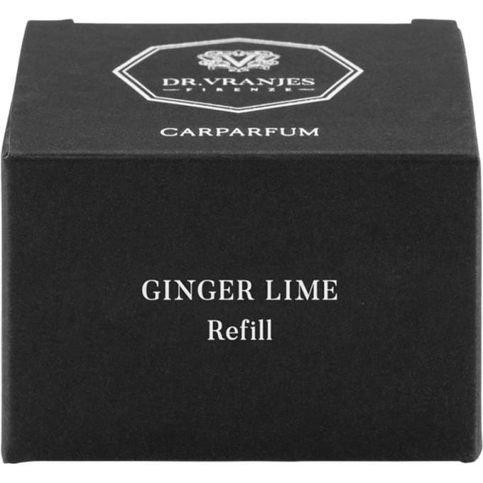 Dr. Vranjes Firenze, Gingembre Citron Vert, Recharge Désodorisant Voiture, 30 g