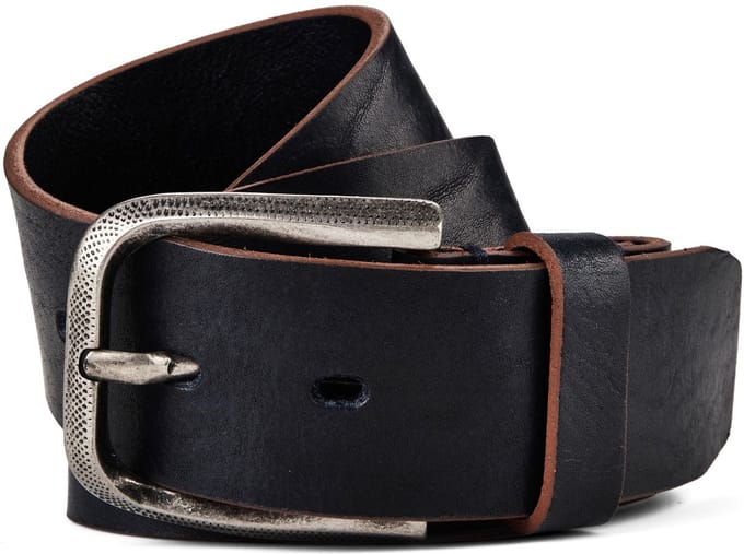 LLOYD Leren Riem Belt 4.0 W105 Marine Blauw
