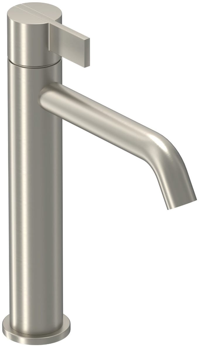 IVY Pact Eenhendel wastafelmengkraan opbouw model M, coldstart Geborsteld nickel PVD